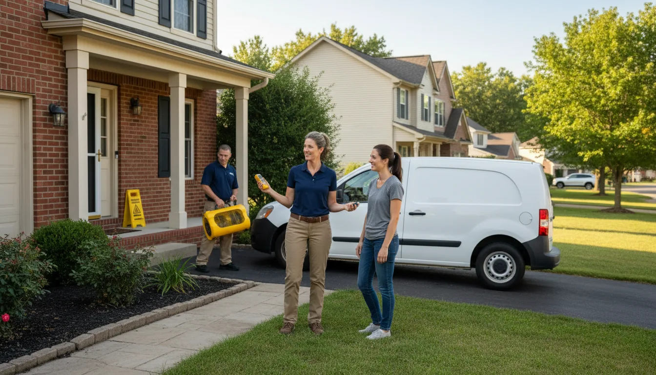 Water restoration image for Mold Remediation in Thompson, OH